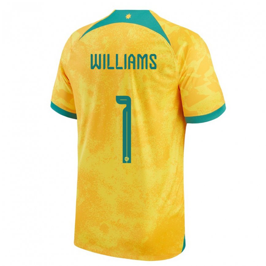 Vaikiškas Australijos Lydia Williams #1 Auksinis Namų Marškinėliai 22-24 T-shirt