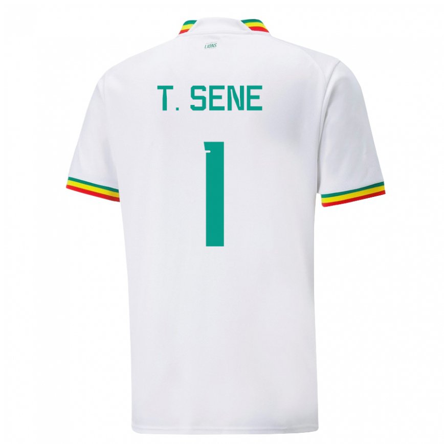 Vaikiškas Senegalo Thiaba Gueye Sene #1 Baltas Namų Marškinėliai 22-24 T-shirt