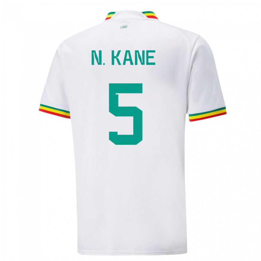 Vaikiškas Senegalo Ndeye Ndiaye Kane #5 Baltas Namų Marškinėliai 22-24 T-shirt