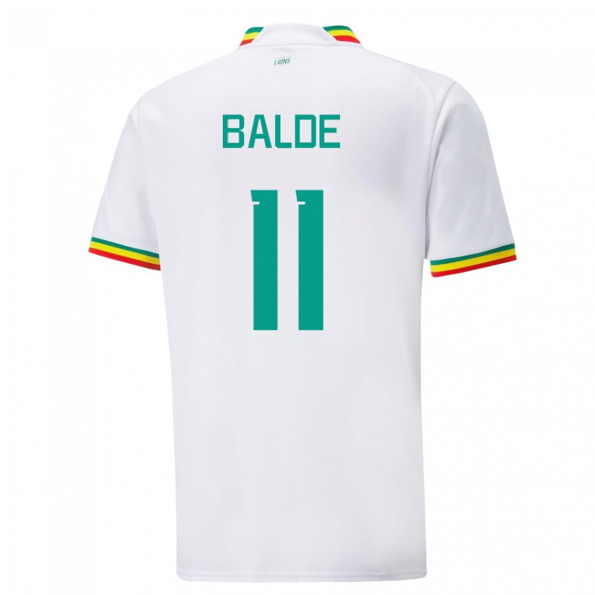 Vaikiškas Senegalo Haby Balde #11 Baltas Namų Marškinėliai 22-24 T-shirt