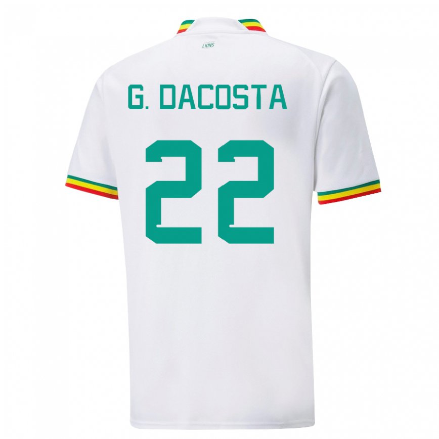 Vaikiškas Senegalo Gladys Irene Dacosta #22 Baltas Namų Marškinėliai 22-24 T-shirt