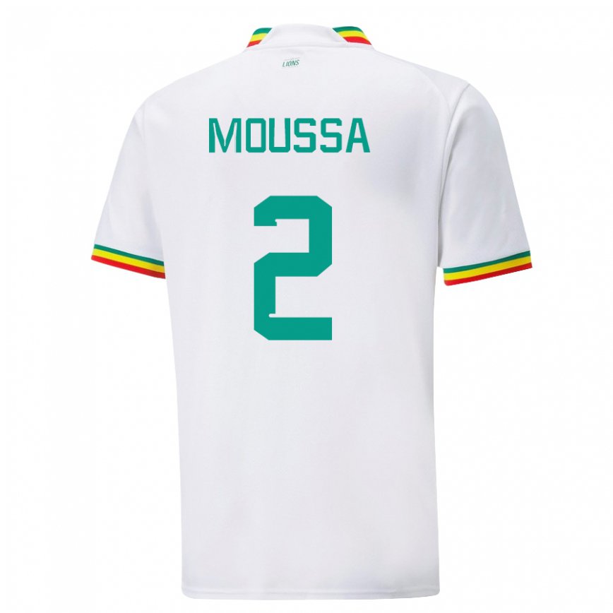 Vaikiškas Senegalo Moussa N Diaye #2 Baltas Namų Marškinėliai 22-24 T-shirt