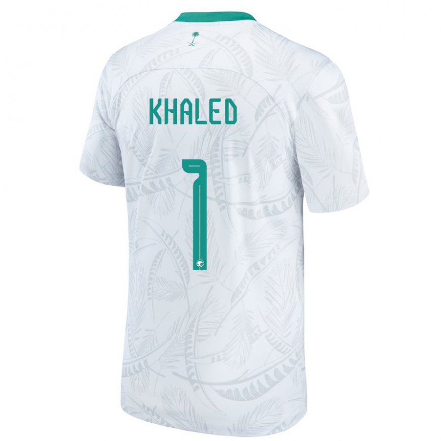 Vaikiškas Saudo Arabijos Sarah Khaled #1 Baltas Namų Marškinėliai 22-24 T-shirt