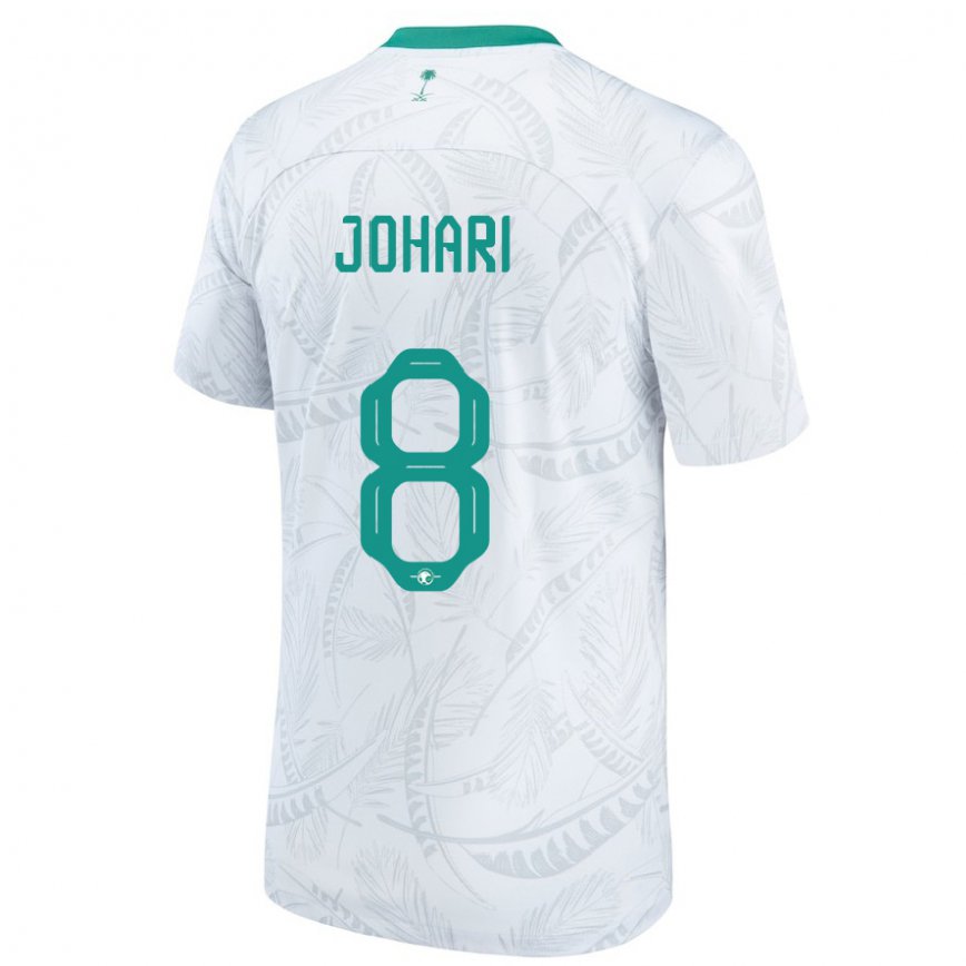 Vaikiškas Saudo Arabijos Layan Johari #8 Baltas Namų Marškinėliai 22-24 T-shirt