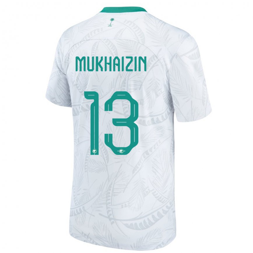 Vaikiškas Saudo Arabijos Raghad Mukhaizin #13 Baltas Namų Marškinėliai 22-24 T-shirt