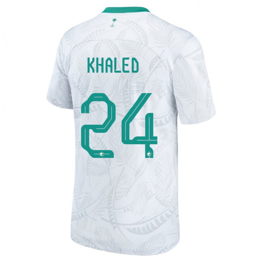 Vaikiškas Saudo Arabijos Atheer Khaled #24 Baltas Namų Marškinėliai 22-24 T-shirt