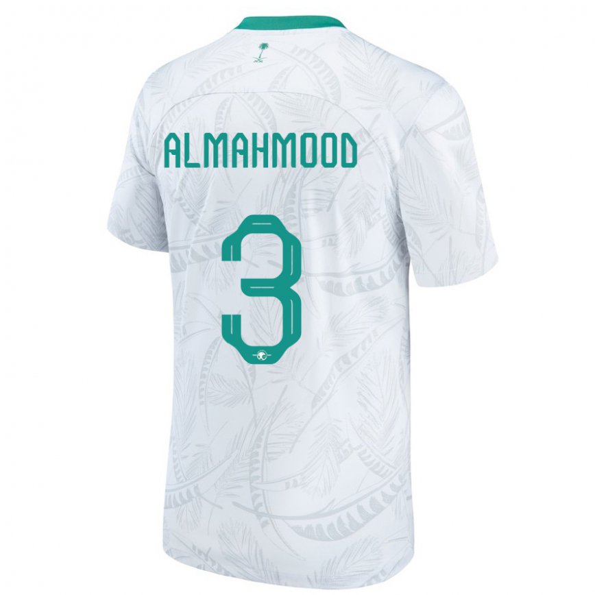 Vaikiškas Saudo Arabijos Mohammed Almahmood #3 Baltas Namų Marškinėliai 22-24 T-shirt