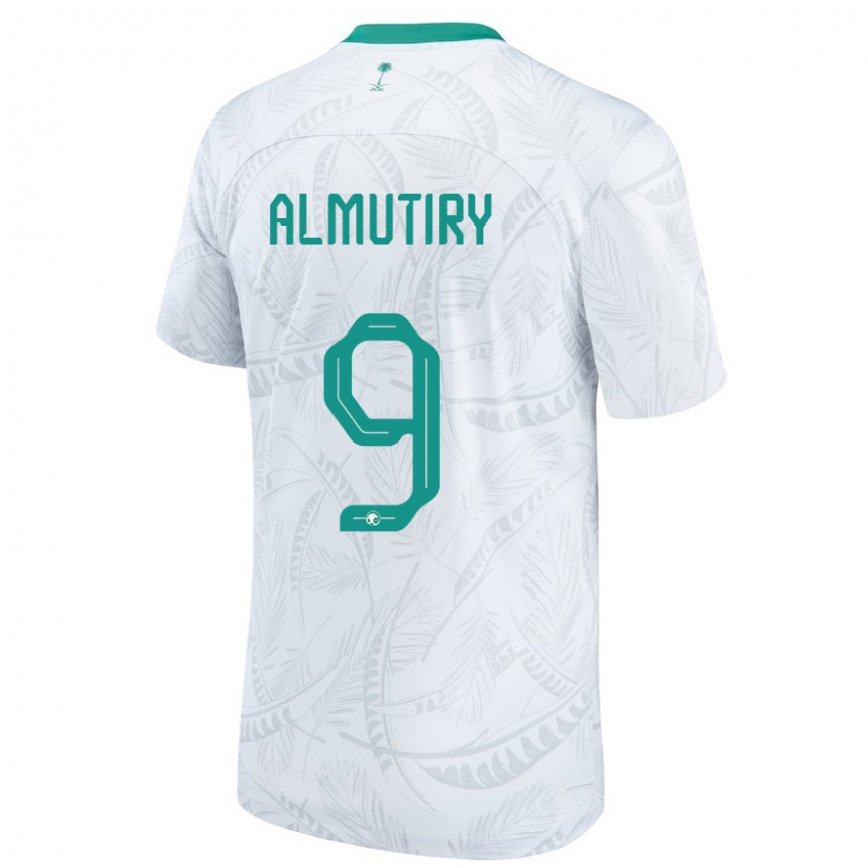 Vaikiškas Saudo Arabijos Saad Almutiry #9 Baltas Namų Marškinėliai 22-24 T-shirt