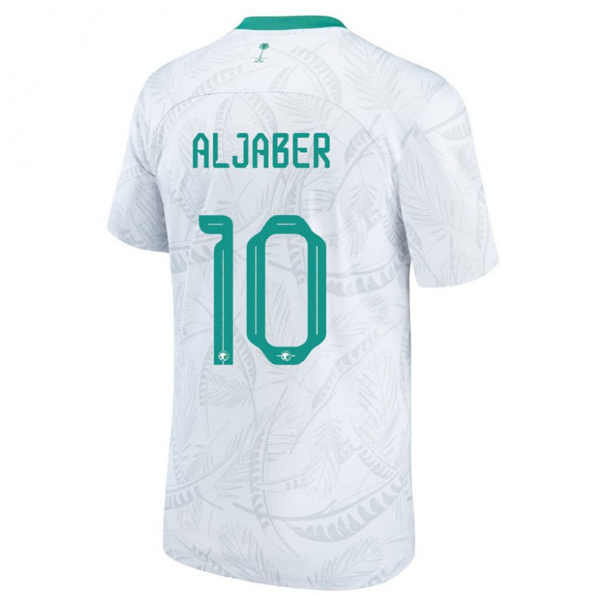 Vaikiškas Saudo Arabijos Yassen Aljaber #10 Baltas Namų Marškinėliai 22-24 T-shirt