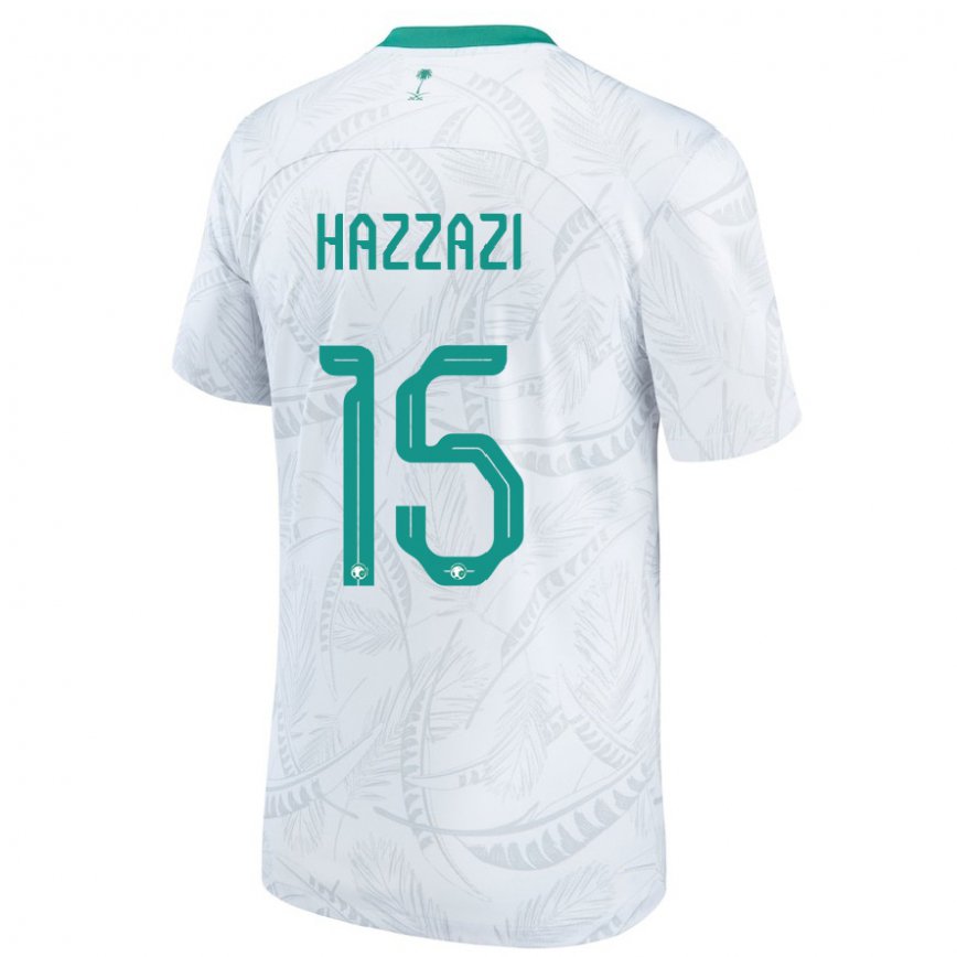 Vaikiškas Saudo Arabijos Mohammed Hazzazi #15 Baltas Namų Marškinėliai 22-24 T-shirt