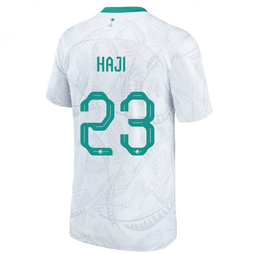 Vaikiškas Saudo Arabijos Talal Haji #23 Baltas Namų Marškinėliai 22-24 T-shirt