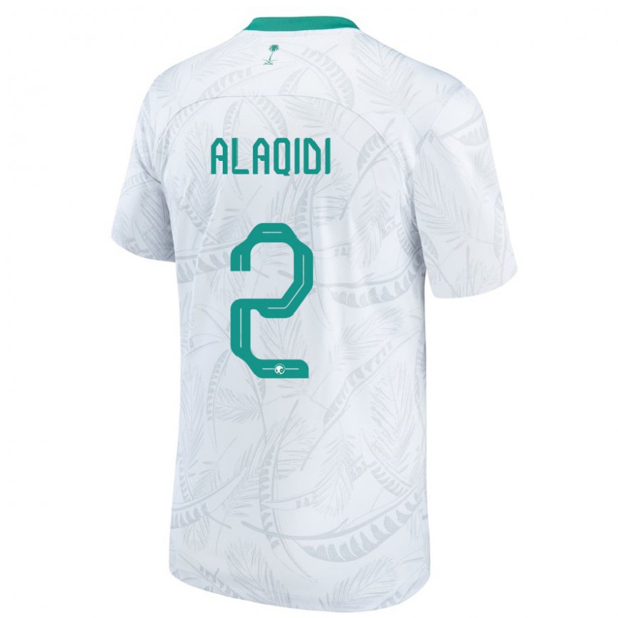 Vaikiškas Saudo Arabijos Nawaf Alaqidi #2 Baltas Namų Marškinėliai 22-24 T-shirt