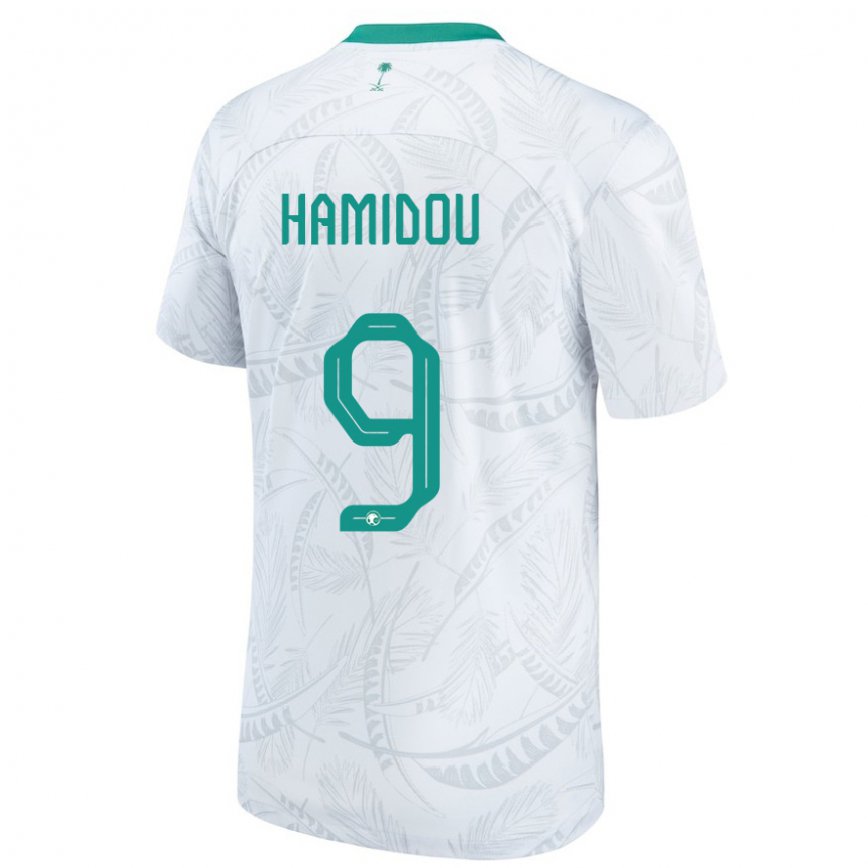 Vaikiškas Saudo Arabijos Rayane Hamidou #9 Baltas Namų Marškinėliai 22-24 T-shirt