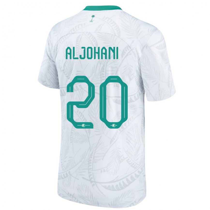 Vaikiškas Saudo Arabijos Ziyad Aljohani #20 Baltas Namų Marškinėliai 22-24 T-shirt