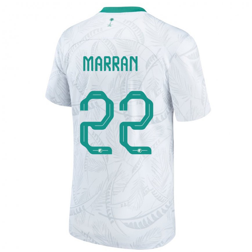 Vaikiškas Saudo Arabijos Mohammed Marran #22 Baltas Namų Marškinėliai 22-24 T-shirt