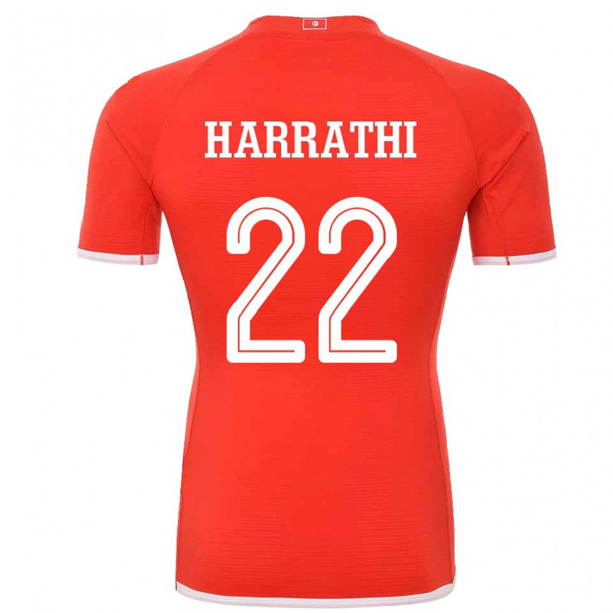 Vaikiškas Tuniso Najla Harrathi #22 Raudona Namų Marškinėliai 22-24 T-shirt