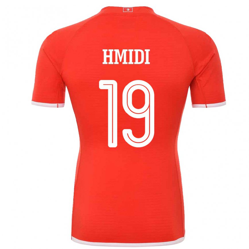 Vaikiškas Tuniso Baraket Hmidi #19 Raudona Namų Marškinėliai 22-24 T-shirt