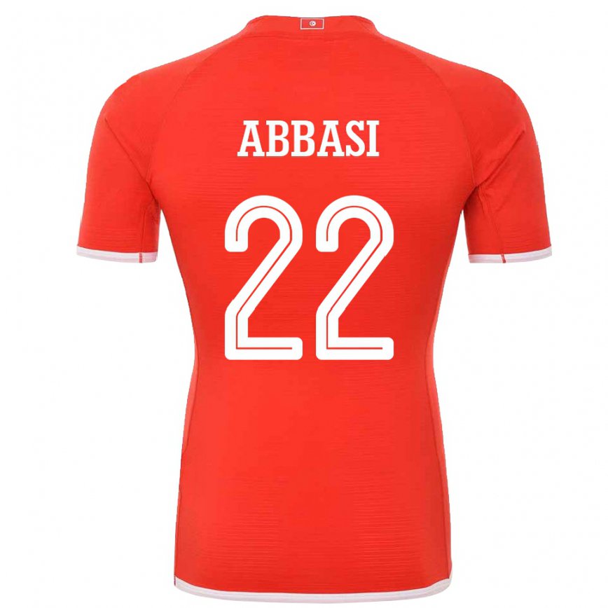 Vaikiškas Tuniso Bechir Abbasi #22 Raudona Namų Marškinėliai 22-24 T-shirt