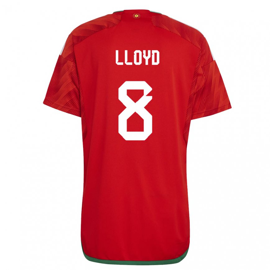 Vaikiškas Velso Ben Lloyd #8 Raudona Namų Marškinėliai 22-24 T-shirt