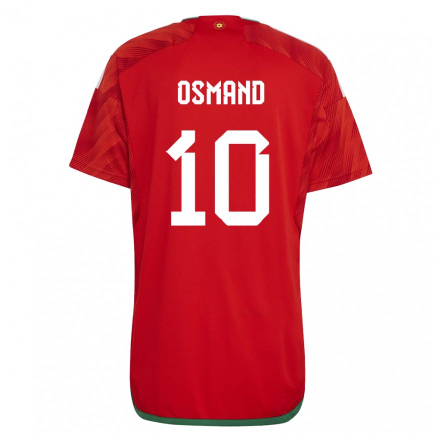 Vaikiškas Velso Callum Osmand #10 Raudona Namų Marškinėliai 22-24 T-shirt