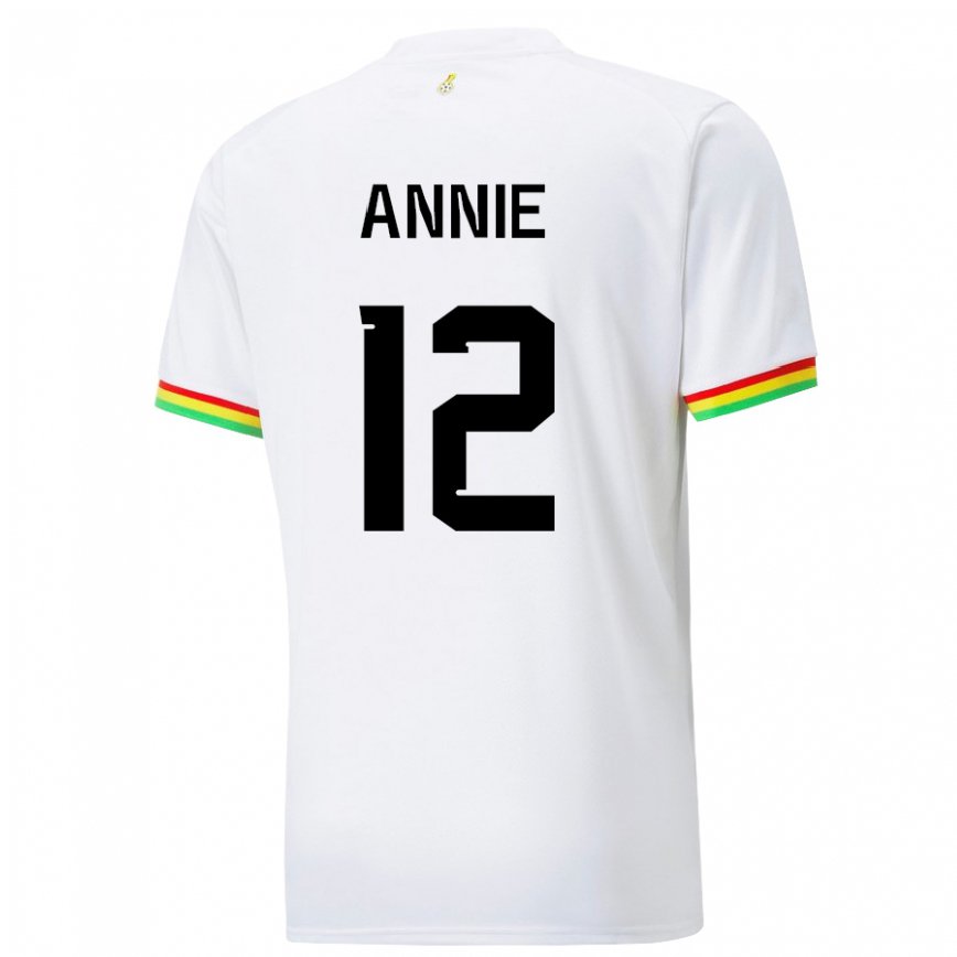 Vaikiškas Ganos Henrietta Annie #12 Baltas Namų Marškinėliai 22-24 T-shirt