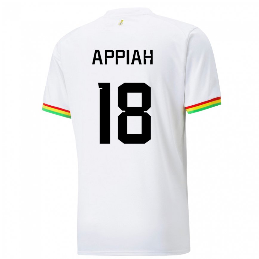 Vaikiškas Ganos Veronica Appiah #18 Baltas Namų Marškinėliai 22-24 T-shirt