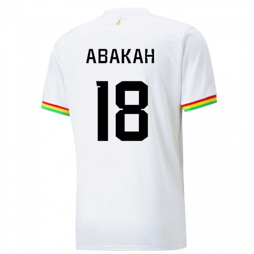 Vaikiškas Ganos Philomena Abakah #18 Baltas Namų Marškinėliai 22-24 T-shirt