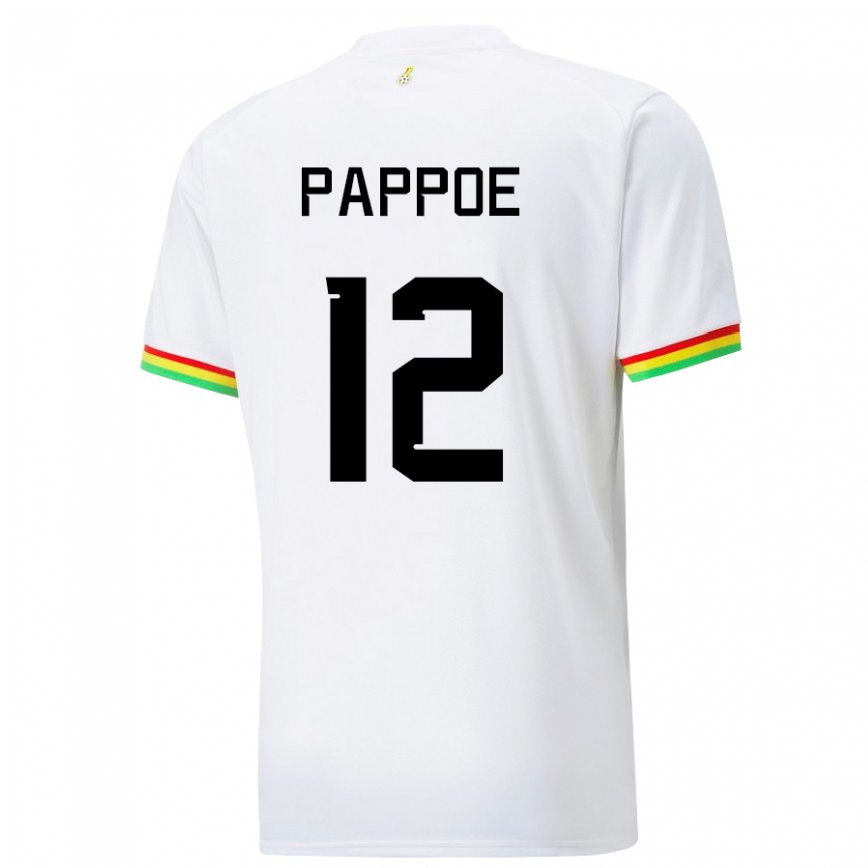 Vaikiškas Ganos Isaac Pappoe #12 Baltas Namų Marškinėliai 22-24 T-shirt