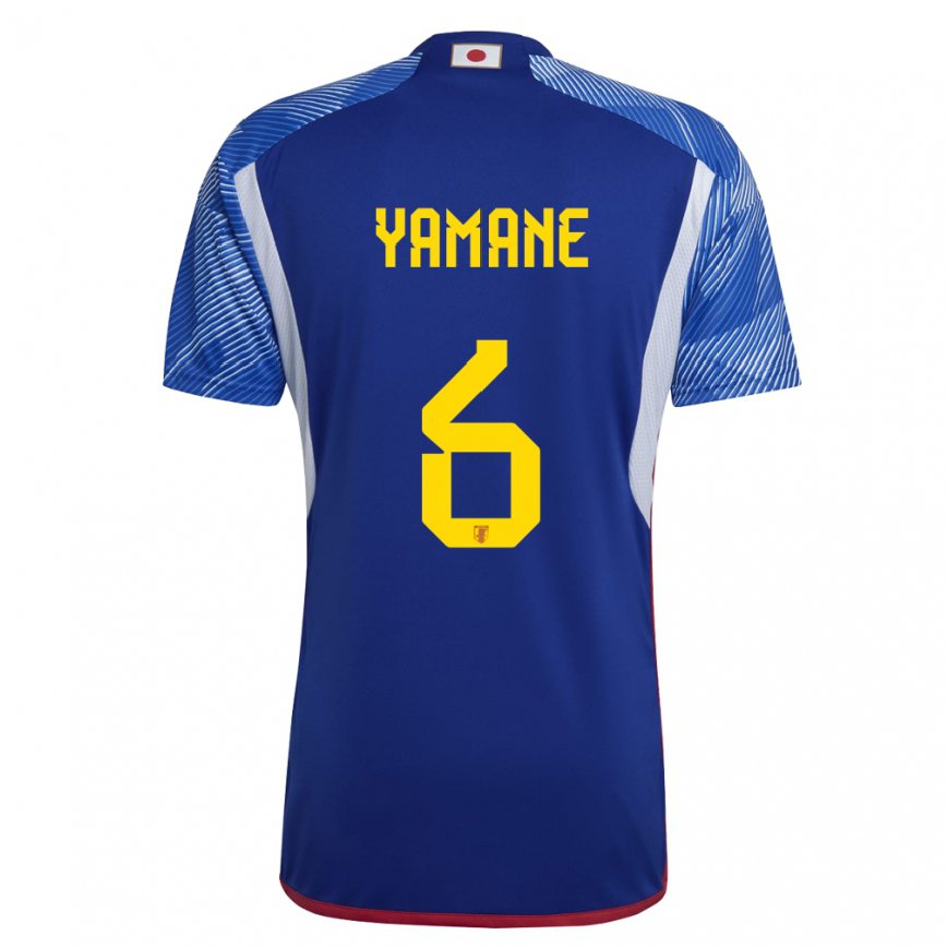 Vaikiškas Japonijos Riku Yamane #6 Karališkai Mėlyna Namų Marškinėliai 22-24 T-shirt