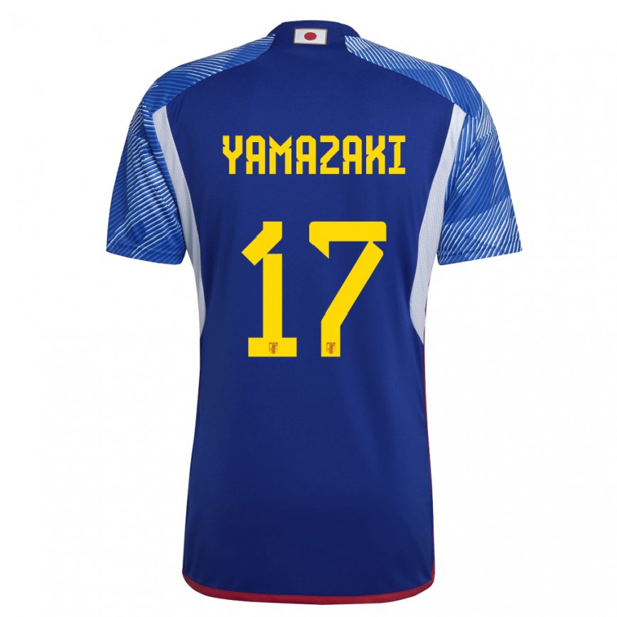 Vaikiškas Japonijos Taishin Yamazaki #17 Karališkai Mėlyna Namų Marškinėliai 22-24 T-shirt