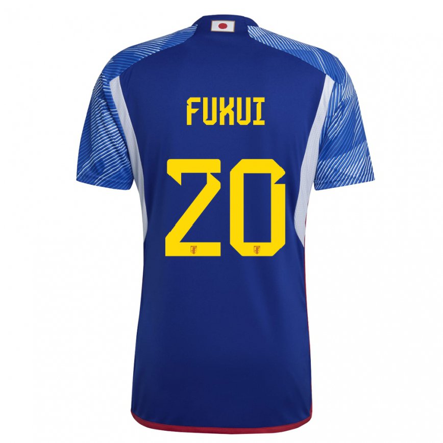 Vaikiškas Japonijos Taichi Fukui #20 Karališkai Mėlyna Namų Marškinėliai 22-24 T-shirt