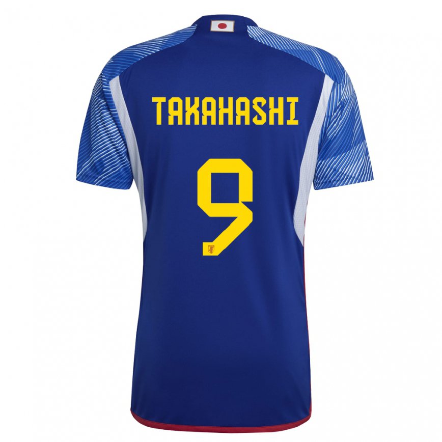 Vaikiškas Japonijos Hikaru Takahashi #9 Karališkai Mėlyna Namų Marškinėliai 22-24 T-shirt