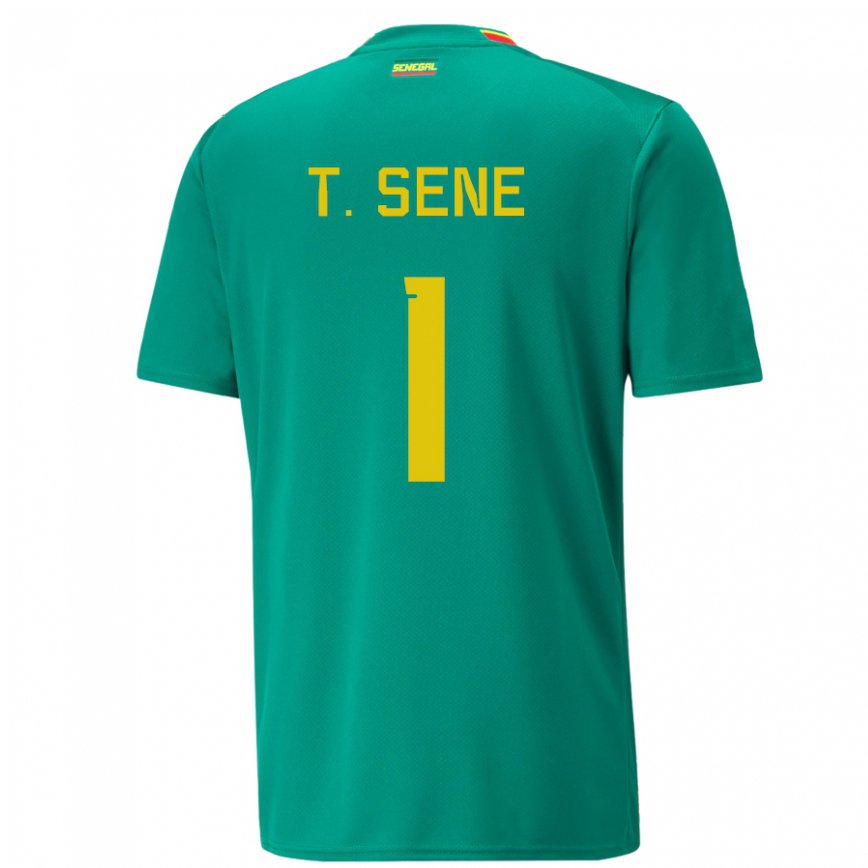 Vaikiškas Senegalo Thiaba Gueye Sene #1 Žalias Išvykos Marškinėliai 22-24 T-shirt