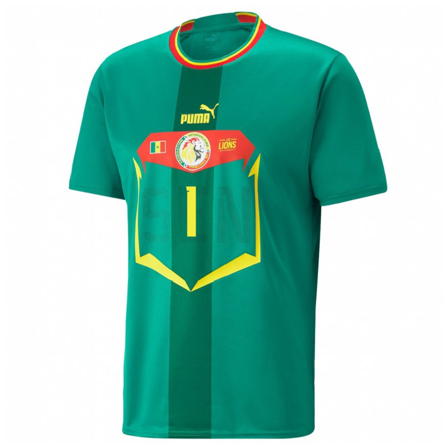 Vaikiškas Senegalo Thiaba Gueye Sene #1 Žalias Išvykos Marškinėliai 22-24 T-shirt