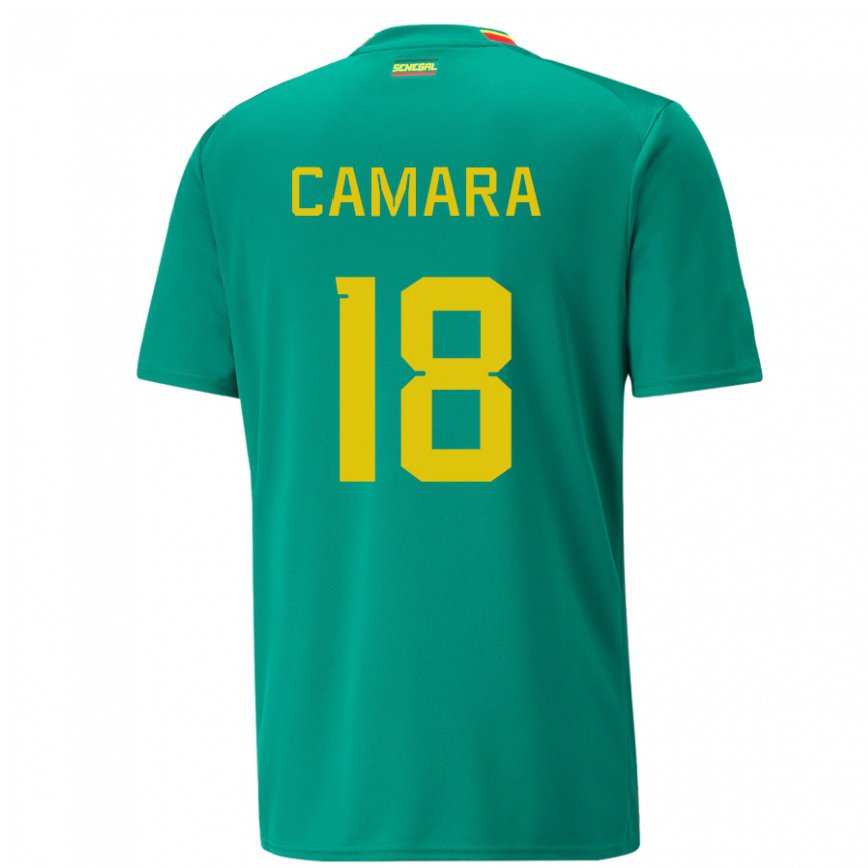 Vaikiškas Senegalo Meta Camara #18 Žalias Išvykos Marškinėliai 22-24 T-shirt