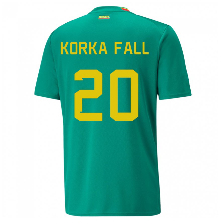 Vaikiškas Senegalo Korka Fall #20 Žalias Išvykos Marškinėliai 22-24 T-shirt