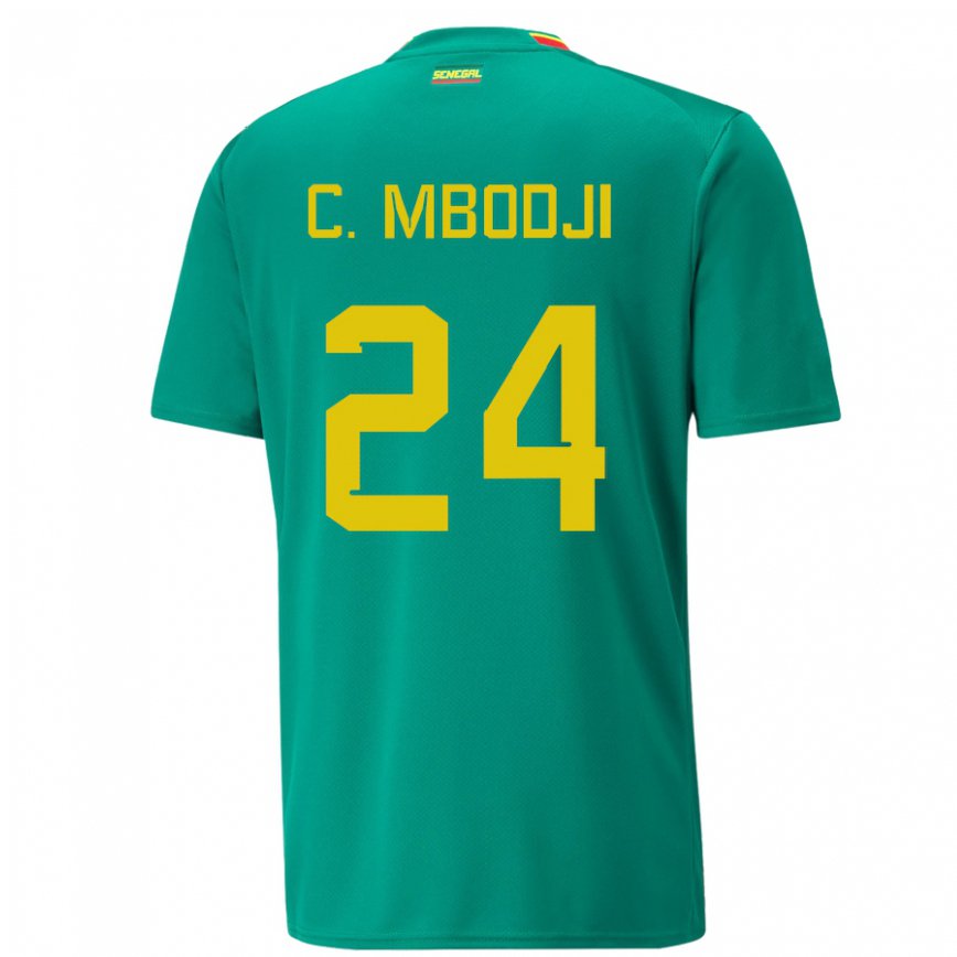 Vaikiškas Senegalo Coumba Sylla Mbodji #24 Žalias Išvykos Marškinėliai 22-24 T-shirt