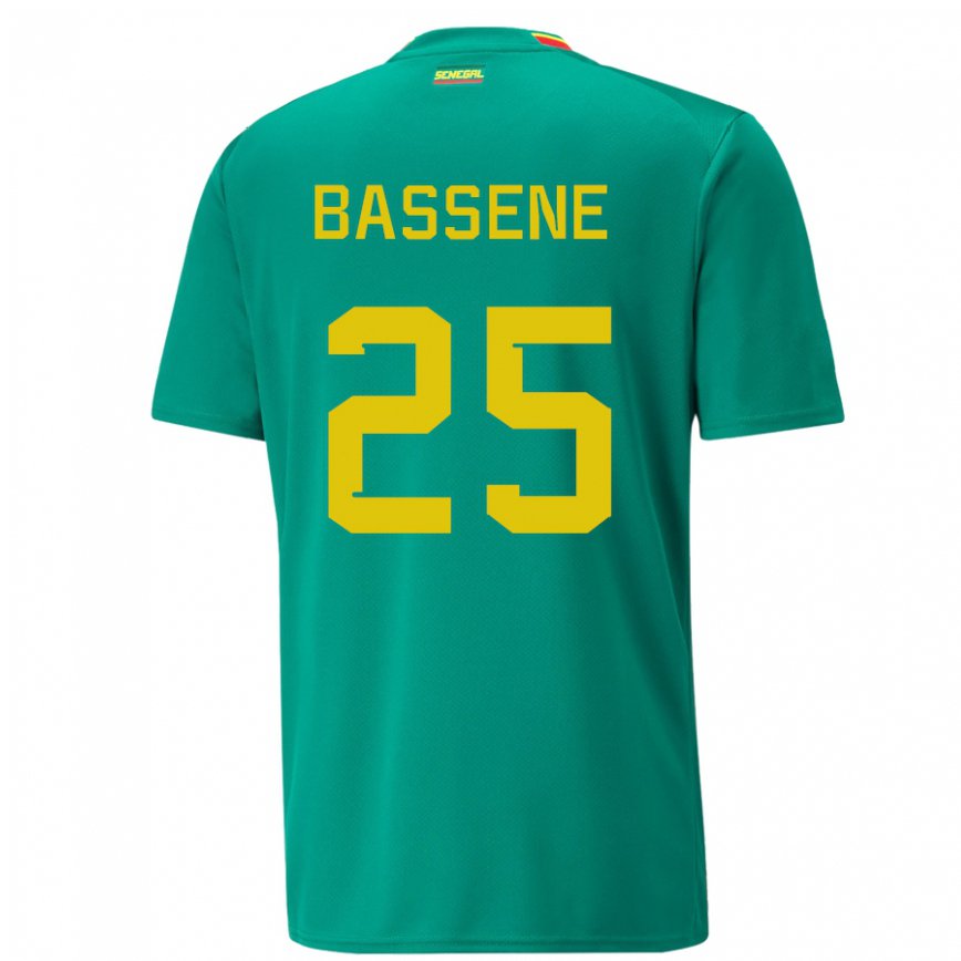 Vaikiškas Senegalo Pascaline Bassene #25 Žalias Išvykos Marškinėliai 22-24 T-shirt