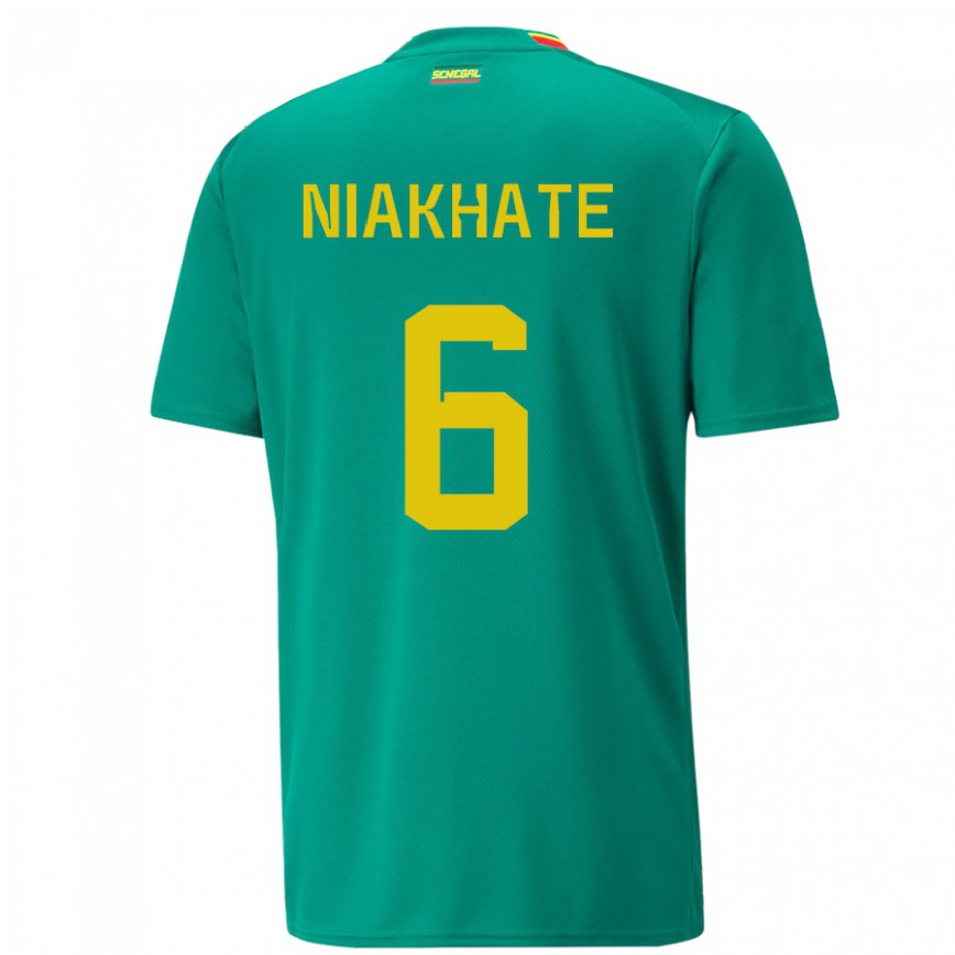 Vaikiškas Senegalo Niakhate N Diaye #6 Žalias Išvykos Marškinėliai 22-24 T-shirt