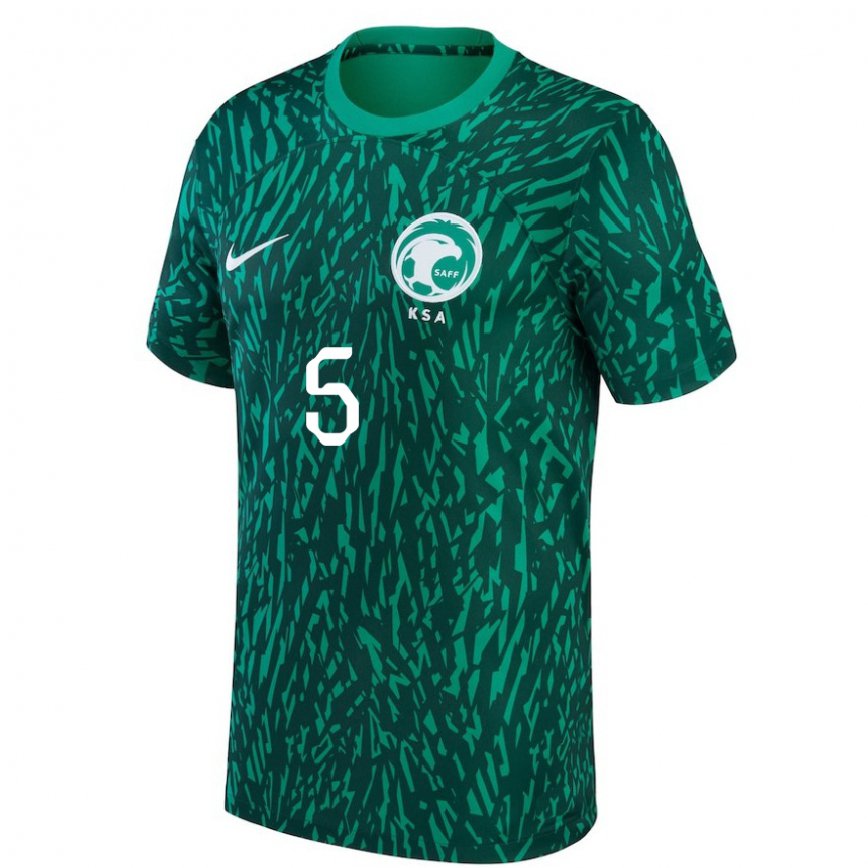 Vaikiškas Saudo Arabijos Abdulsalam Barnawi #5 Dark Žalias Išvykos Marškinėliai 22-24 T-shirt