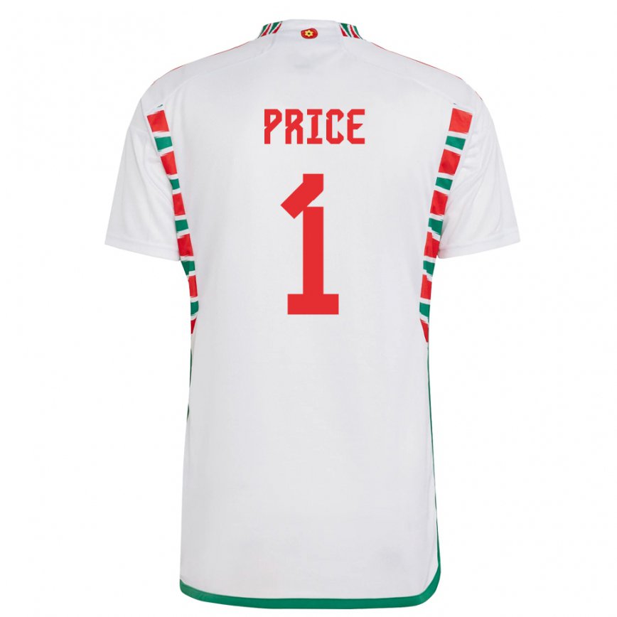 Vaikiškas Velso Jo Price #1 Baltas Išvykos Marškinėliai 22-24 T-shirt