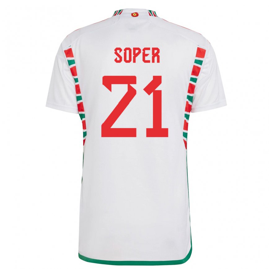 Vaikiškas Velso Poppy Soper #21 Baltas Išvykos Marškinėliai 22-24 T-shirt