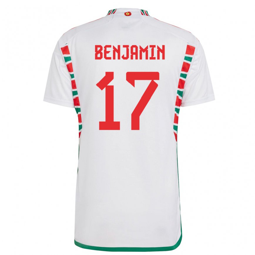 Vaikiškas Velso Omari Benjamin #17 Baltas Išvykos Marškinėliai 22-24 T-shirt