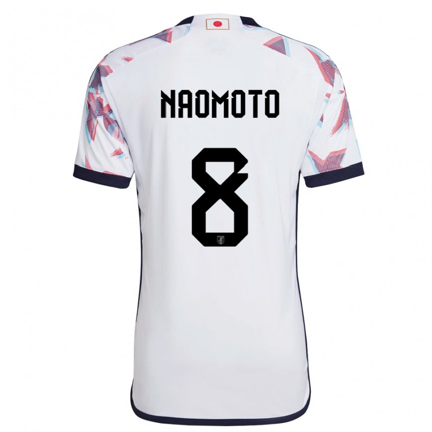 Vaikiškas Japonijos Hikaru Naomoto #8 Baltas Išvykos Marškinėliai 22-24 T-shirt