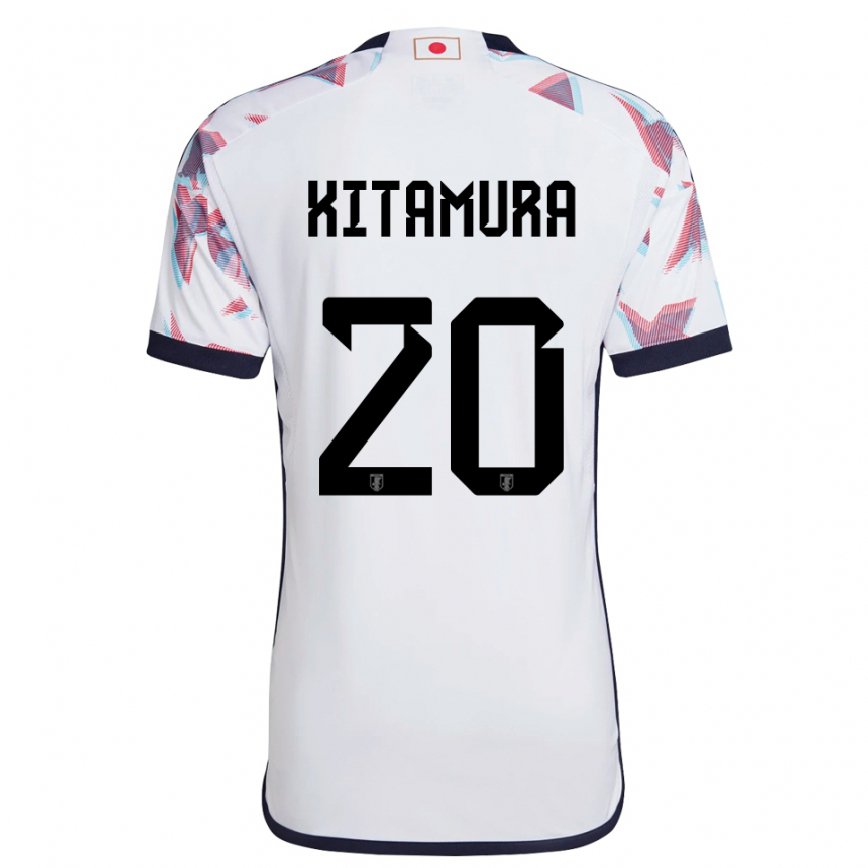 Vaikiškas Japonijos Nanami Kitamura #20 Baltas Išvykos Marškinėliai 22-24 T-shirt