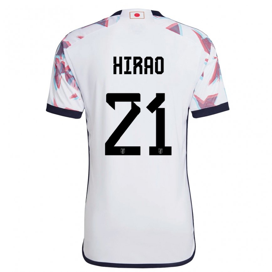 Vaikiškas Japonijos Chika Hirao #21 Baltas Išvykos Marškinėliai 22-24 T-shirt