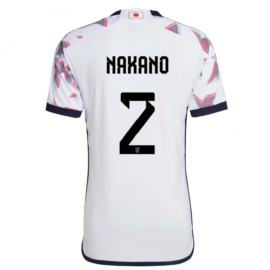 Vaikiškas Japonijos Shinya Nakano #2 Baltas Išvykos Marškinėliai 22-24 T-shirt