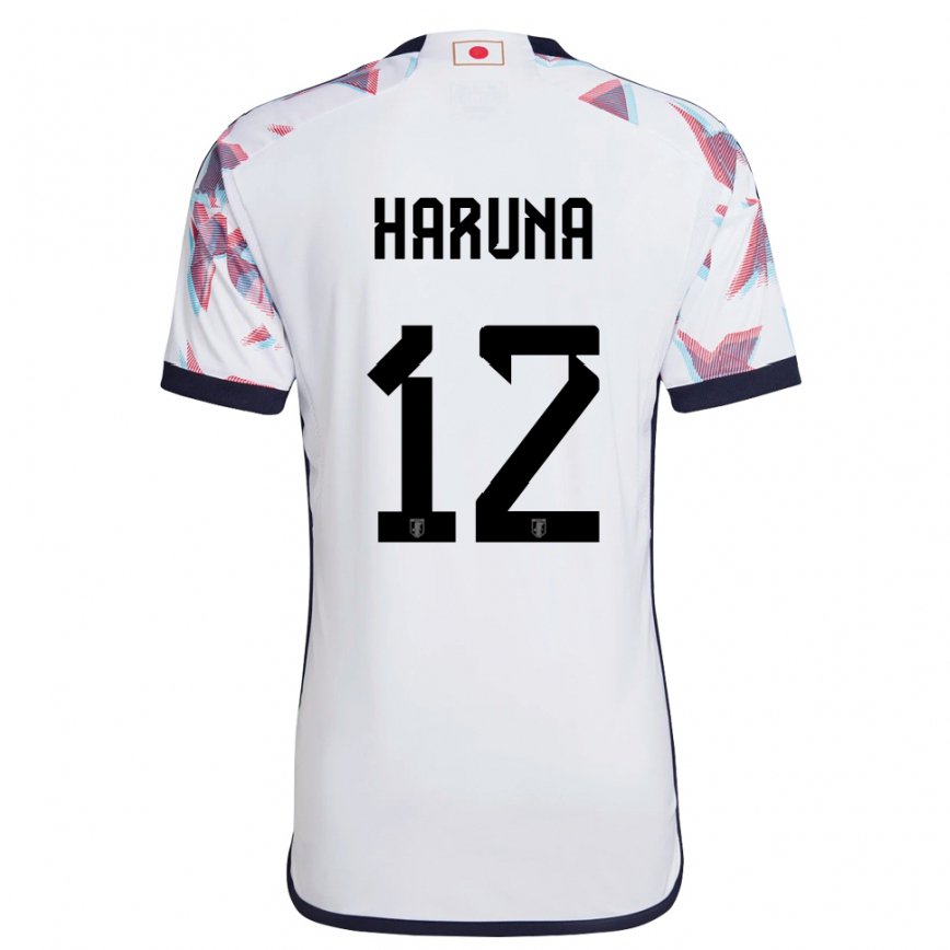 Vaikiškas Japonijos Ryusei Haruna #12 Baltas Išvykos Marškinėliai 22-24 T-shirt