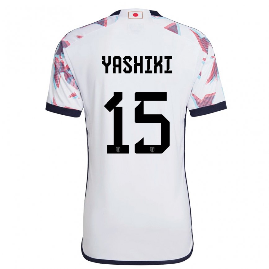 Vaikiškas Japonijos Yusei Yashiki #15 Baltas Išvykos Marškinėliai 22-24 T-shirt