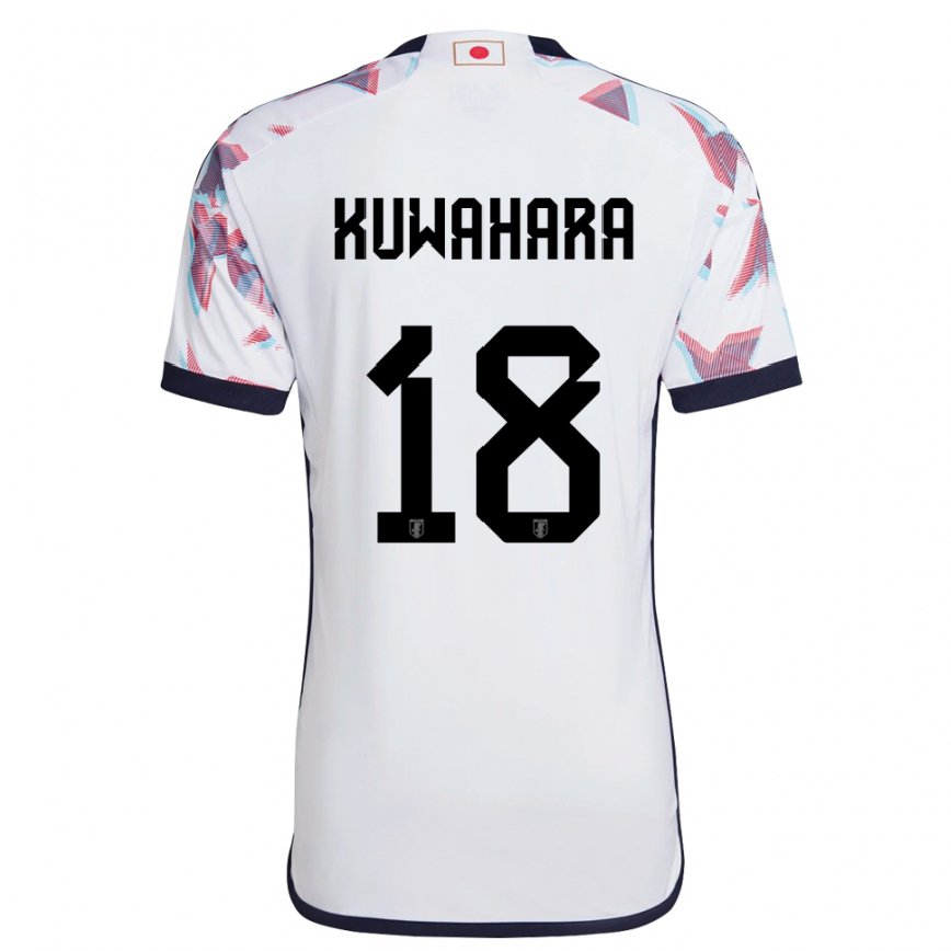 Vaikiškas Japonijos Rikuto Kuwahara #18 Baltas Išvykos Marškinėliai 22-24 T-shirt